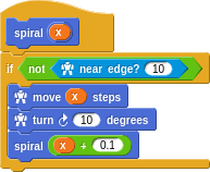 Roomba spiral def
